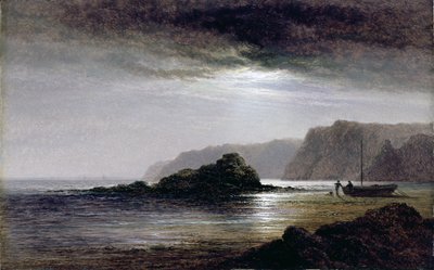 Paesaggio Costiero al Chiaro di Luna da Arthur Gilbert